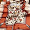 Dhanak 3 pc embroided dress - Image 3