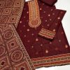 Bareeze Dhanak 3 pc embroided dress - Image 3
