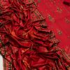 Dhanak 3pc embroided dress - Image 4