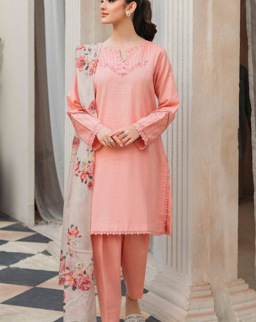 ZIVA 4138 Luxury Embroidered 3 Piece Suit