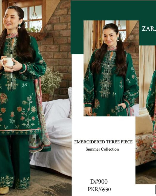 MOST DEMANDING ZARA SHAHJAHAN LAWN WITH DIGITAL Diamond DUPATTA