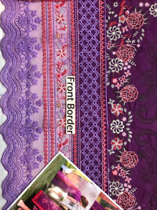 Best Binilyas purple bloom Lawn Collection 3pc - Image 6