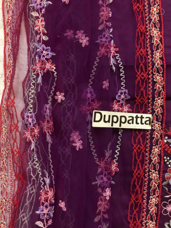 Best Binilyas purple bloom Lawn Collection 3pc - Image 5