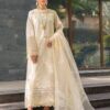 Buy MUSHQ Valentina Luxury Lawn & Organza Embroidered Suit 2025