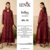 Luxury Iznik Lawn Suit with Chiffon Dupatta 2025