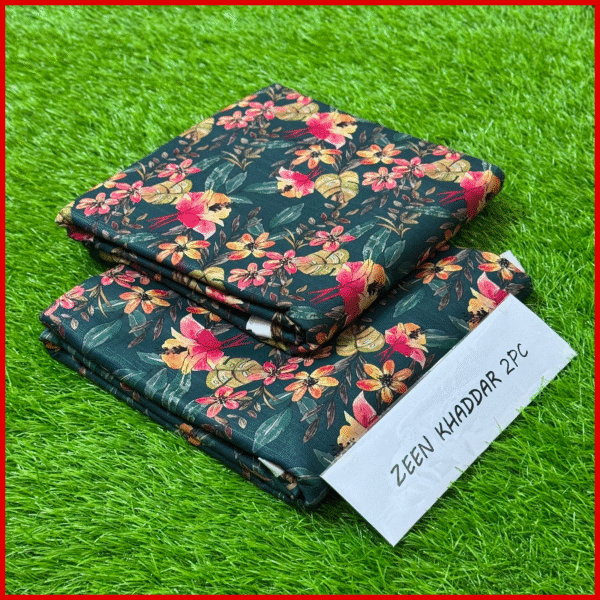 Zeen Khaddar Unstitched Printed 2PC Suit