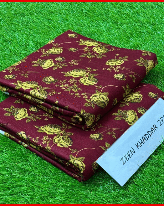 Zeen Khaddar Unstitched Printed 2PC Suit