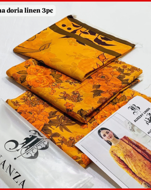 BONANZA – Winter Collection Digital Printed Bana Dora Linen 3PC