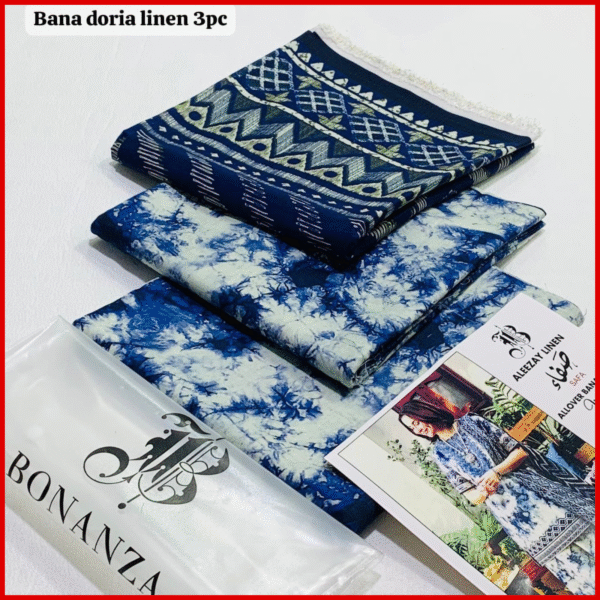BONANZA – Winter Collection Digital Printed Bana Dora Linen 3PC