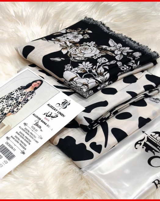 BONANZA – Winter Collection Digital Printed Bana Dora Linen 3PC