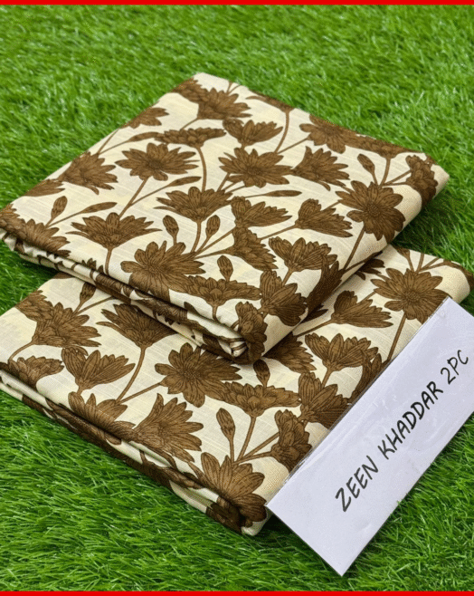 Zeen Unstitched Khaddar 2PC Suit