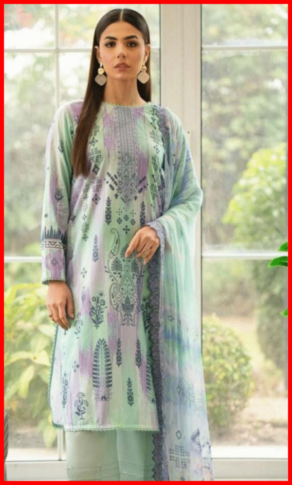 Orient Unstitched 3PC Digital Printed Lawn Suit