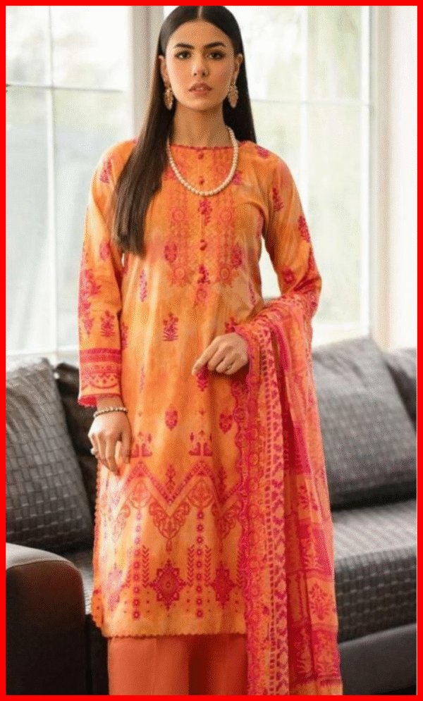 Orient Unstitched 3PC Digital Printed Lawn Suit