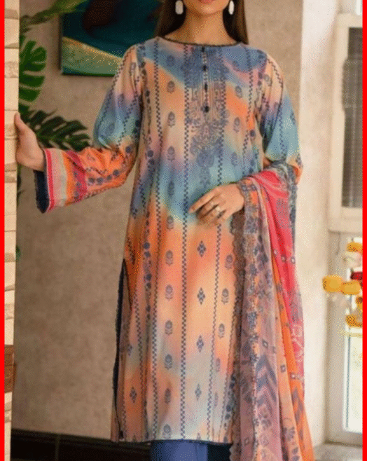 Orient 3PC Digital Printed Lawn Suit