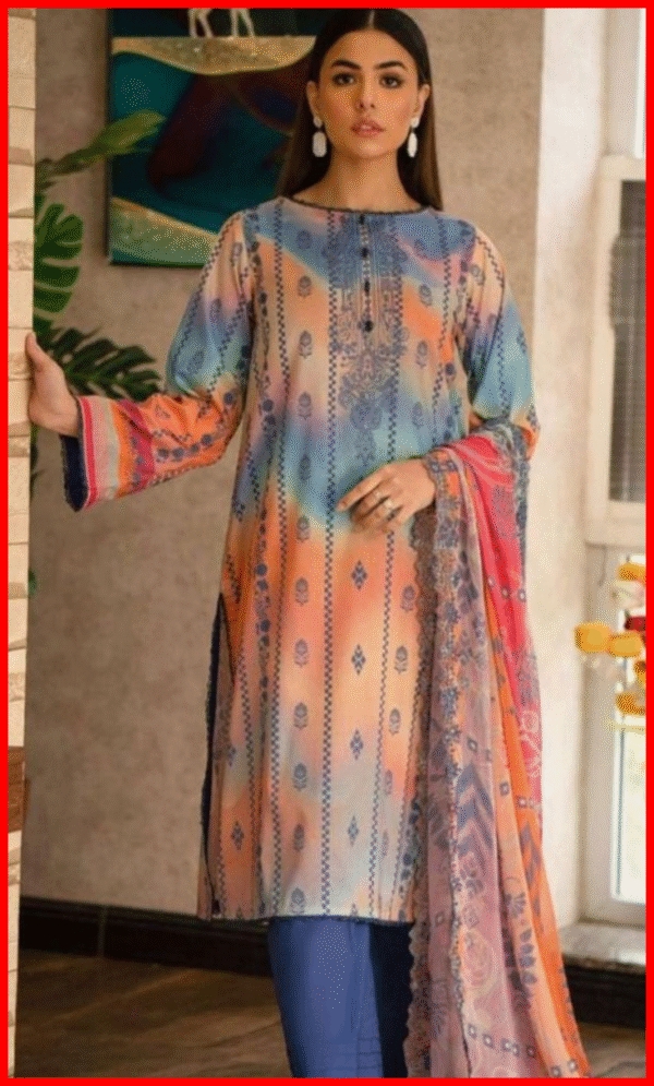 Orient 3PC Digital Printed Lawn Suit