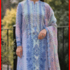Orient 3PC Digital Printed Lawn in Suit Sky blue Colour