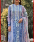 Orient 3PC Digital Printed Lawn in Suit Sky blue Colour