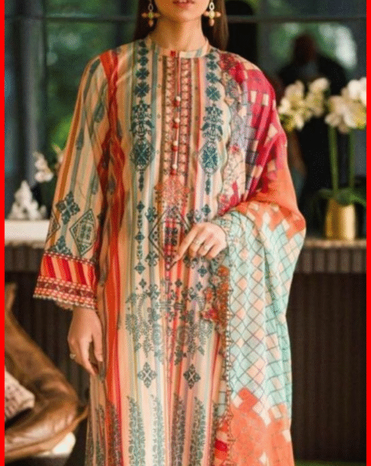 Orient 3PC Digital Printed Lawn Suit