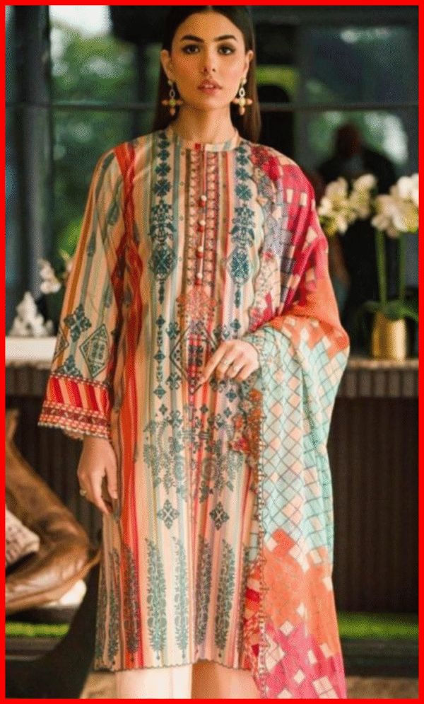 Orient 3PC Digital Printed Lawn Suit