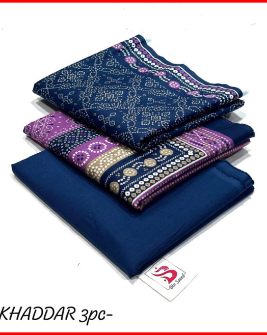 Bin Saeed - Unstitched Khaddar 3PCS Suit