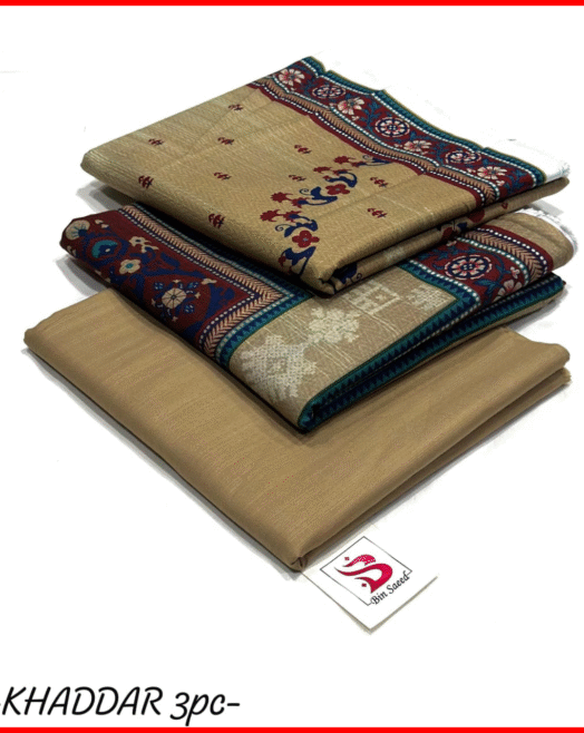 Bin Saeed - Unstitched Khaddar 3PCS Suit