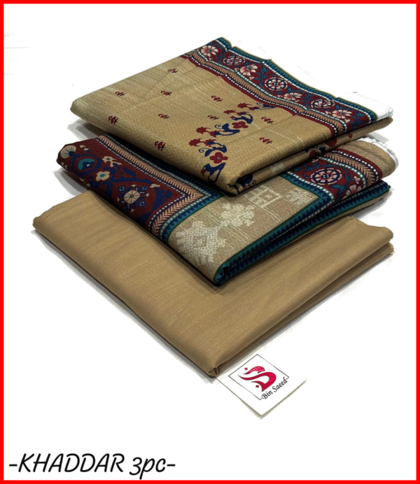 Bin Saeed - Unstitched Khaddar 3PCS Suit