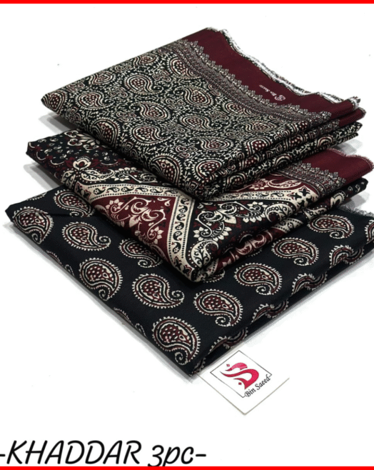 Bin Saeed - Unstitched Khaddar 3PCS Suit