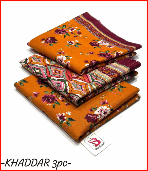 Bin Saeed - Unstitched Khaddar 3PCS Suit