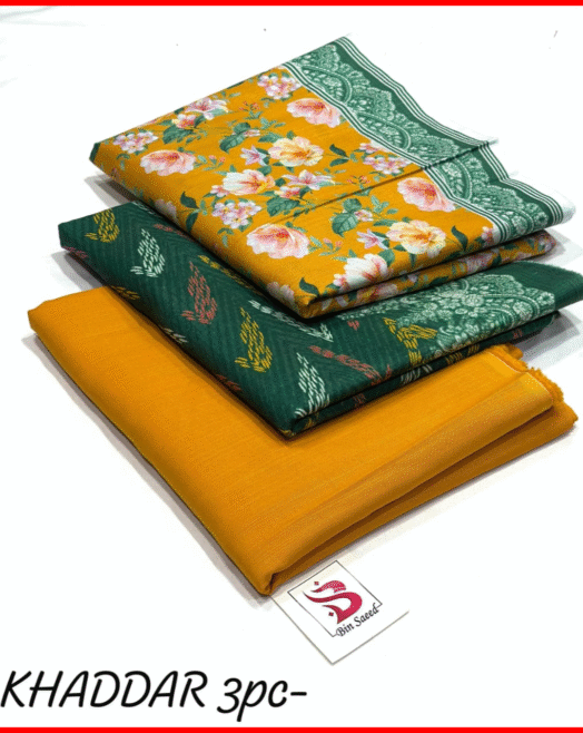 Bin Saeed - Unstitched Khaddar 3PCS Suit