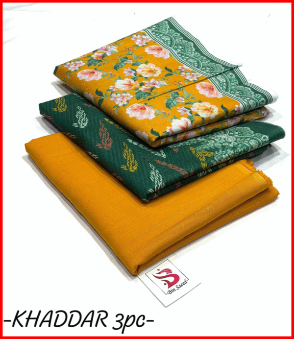 Bin Saeed - Unstitched Khaddar 3PCS Suit