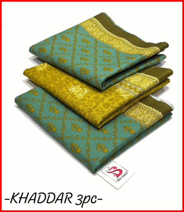 Bin Saeed - Unstitched Khaddar 3dPCS Suit