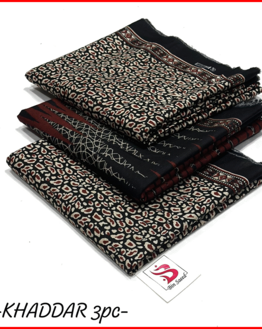 Bin Saeed - Unstitched Khaddar 3PCS Suit