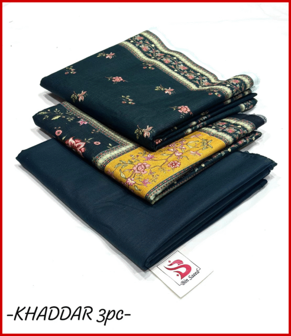 Bin Saeed - Unstitched Khaddar 3PCS Suit