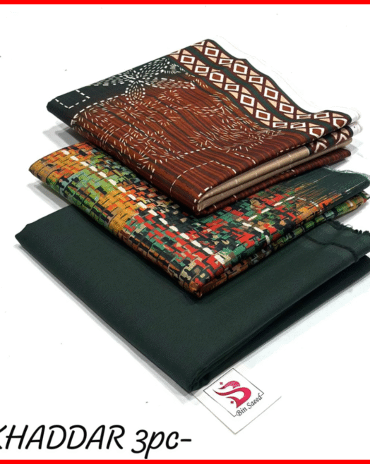 Bin Saeed - Unstitched Khaddar 3PCS Suit