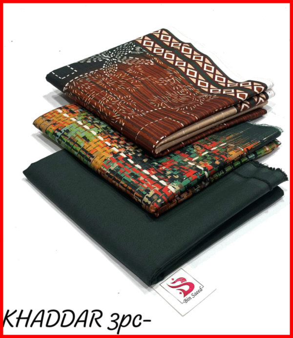 Bin Saeed - Unstitched Khaddar 3PCS Suit