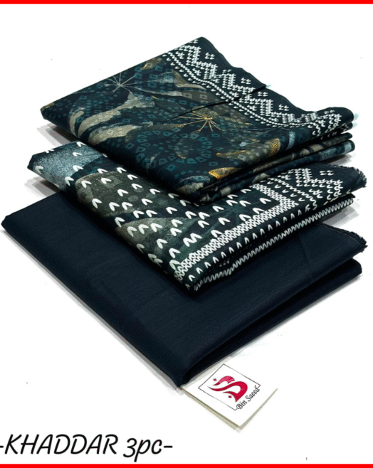 Bin Saeed - Unstitched Khaddar 3PCS Suit