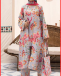 ETHNIC 3PC Printed Lawn Suit flower print