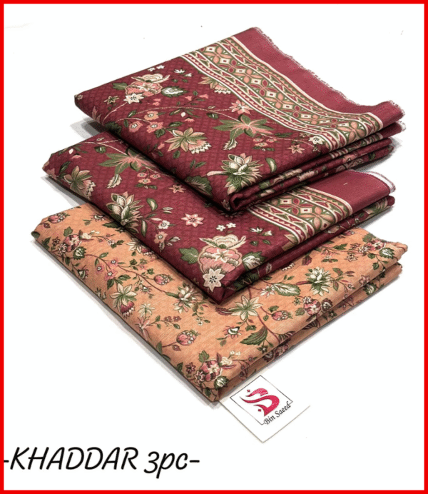Bin Saeed - Unstitched Khaddar 3PCS Suit