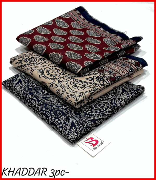 Bin Saeed - Unstitched Khaddar 3PCS Suit