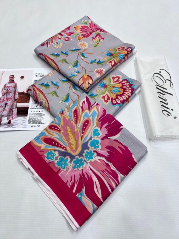 ETHNIC 3PC Printed Lawn Suit