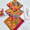 ETHNIC 3PC Printed Lawn Suit in Warm Mustard Yellow Colour