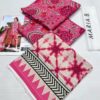 Maria B Digital Printed Unstitched Lawn Suit in Pink ColourqaA