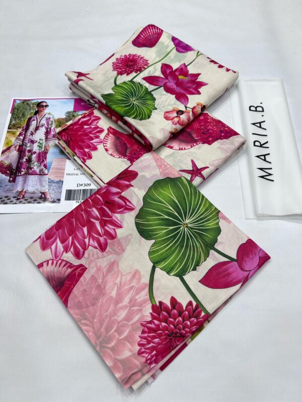 Maria B Luxury Printed Lawn Suit Unstitched