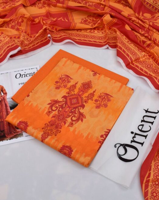Orient Unstitched 3PC Digital Printed Lawn Suit