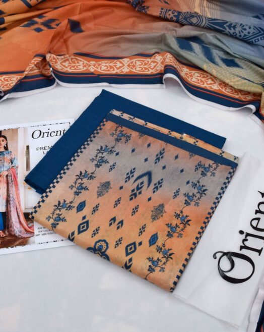 Orient 3PC Digital Printed Lawn Suit