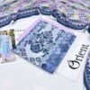 Orient 3PC Digital Printed Lawn in Suit Sky blue Colour