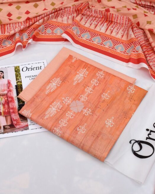 Orient 3PC Digital Printed Lawn Suit – L068