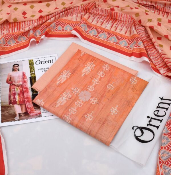 Orient 3PC Digital Printed Lawn Suit – L068