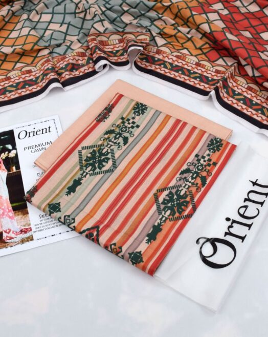 Orient 3PC Digital Printed Lawn Suit