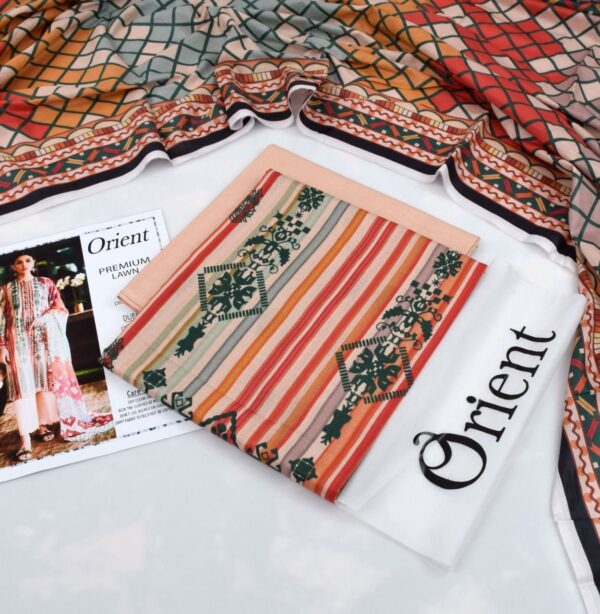 Orient 3PC Digital Printed Lawn Suit